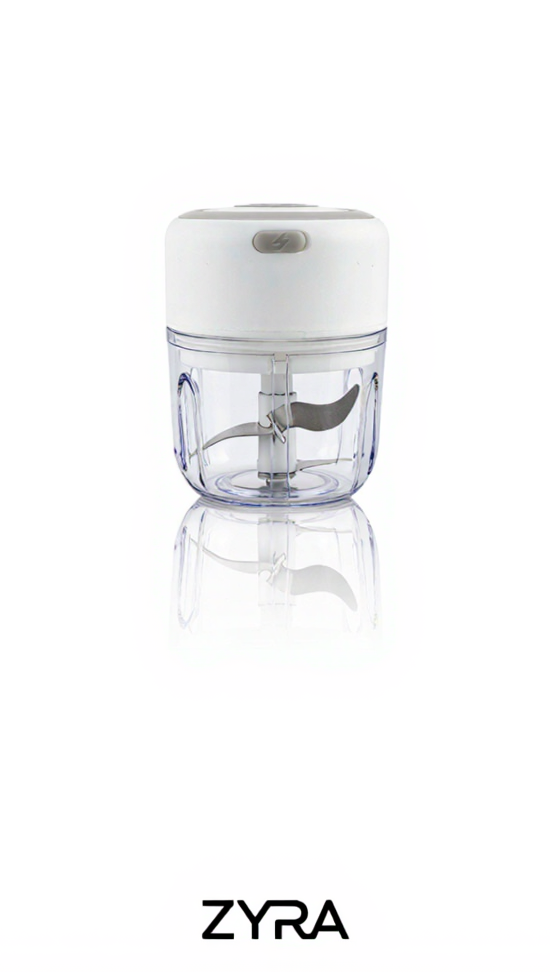 Zyra Mini Electric Food Chopper – Portable, Rechargeable & Powerful